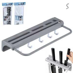 Тримач настінний на липучках для ножів, кухоного приладдя та рушників 26*11см R99198