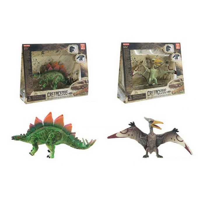 Динозавр 4408-3 рухливі деталі, 2 види, кор., 16-13,5-5,5 см.