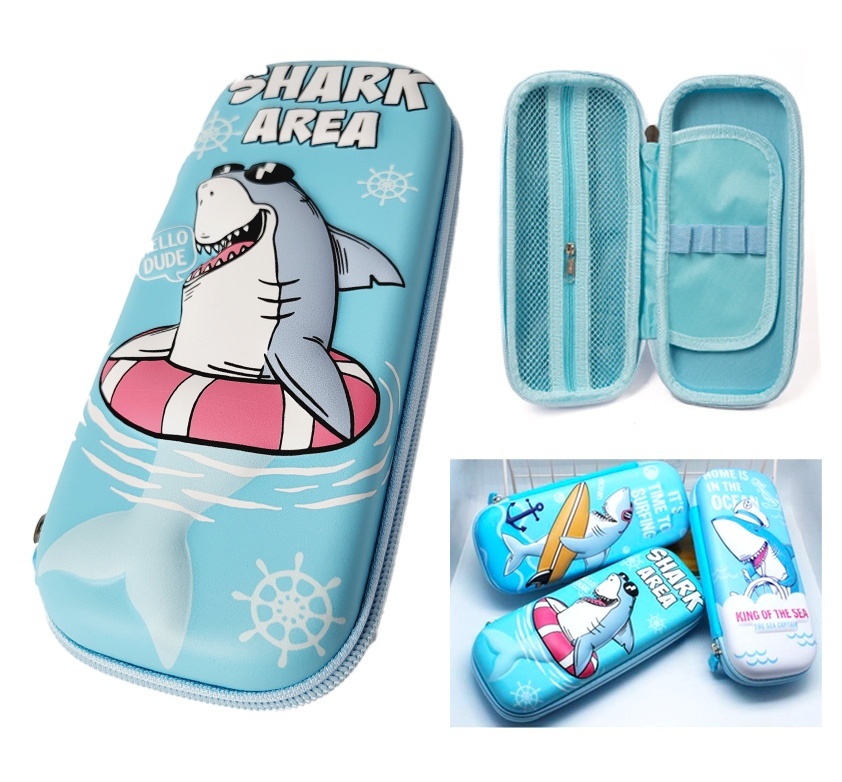Пенал дитячий,,матеріал Ева,21*9*4см,, Арт.JS6537, "Акула" Імп