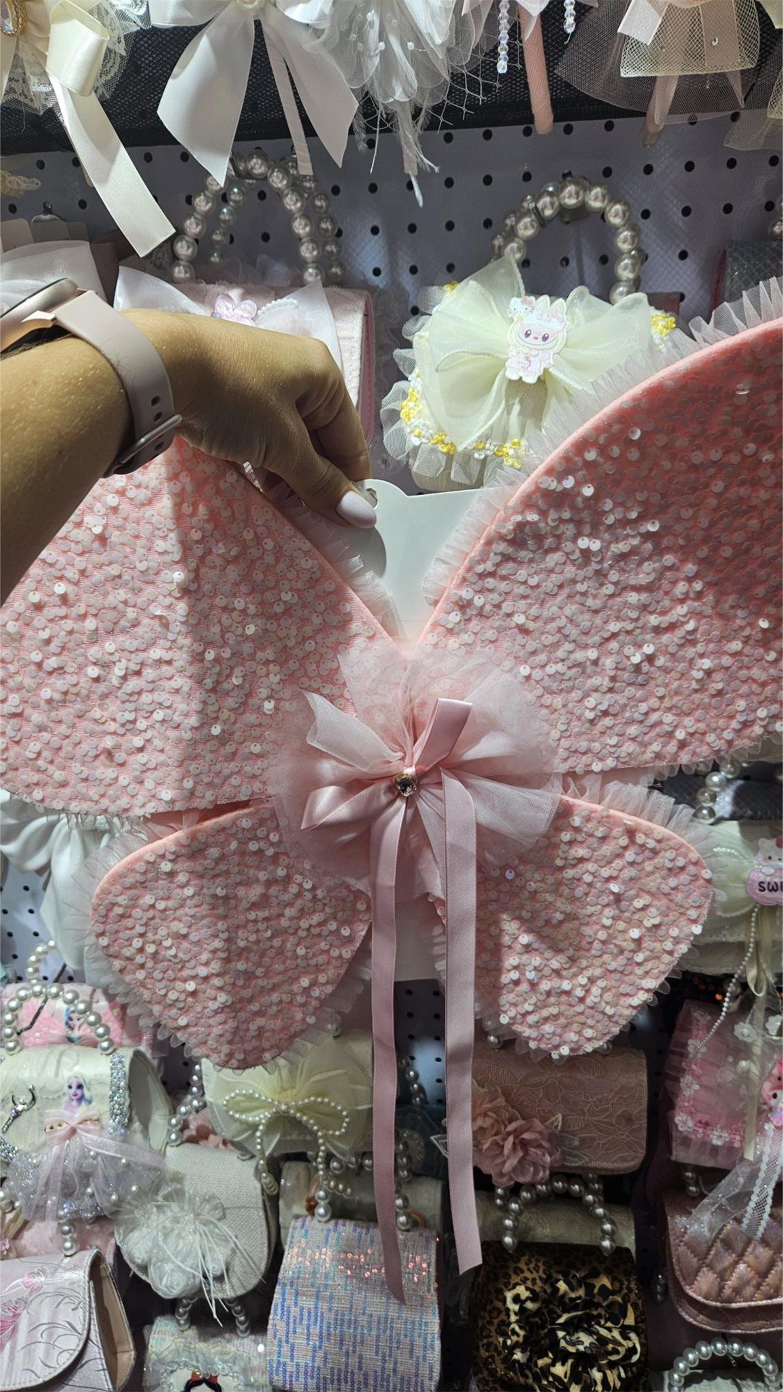 Крила FG250718188H два кольори рожевий або блакитный, кул., 54-43-2 см.