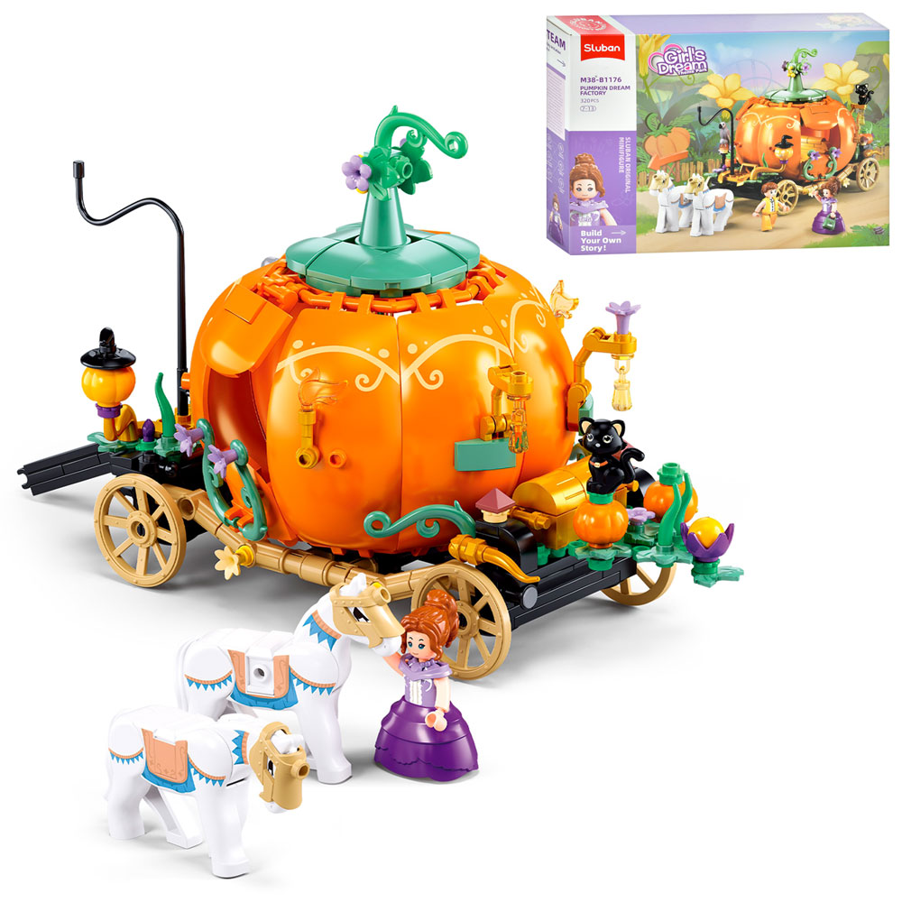 Конструктор SLUBAN M38-B1176 "Girls Dream": Гарбузова фабрика" 320 дет.