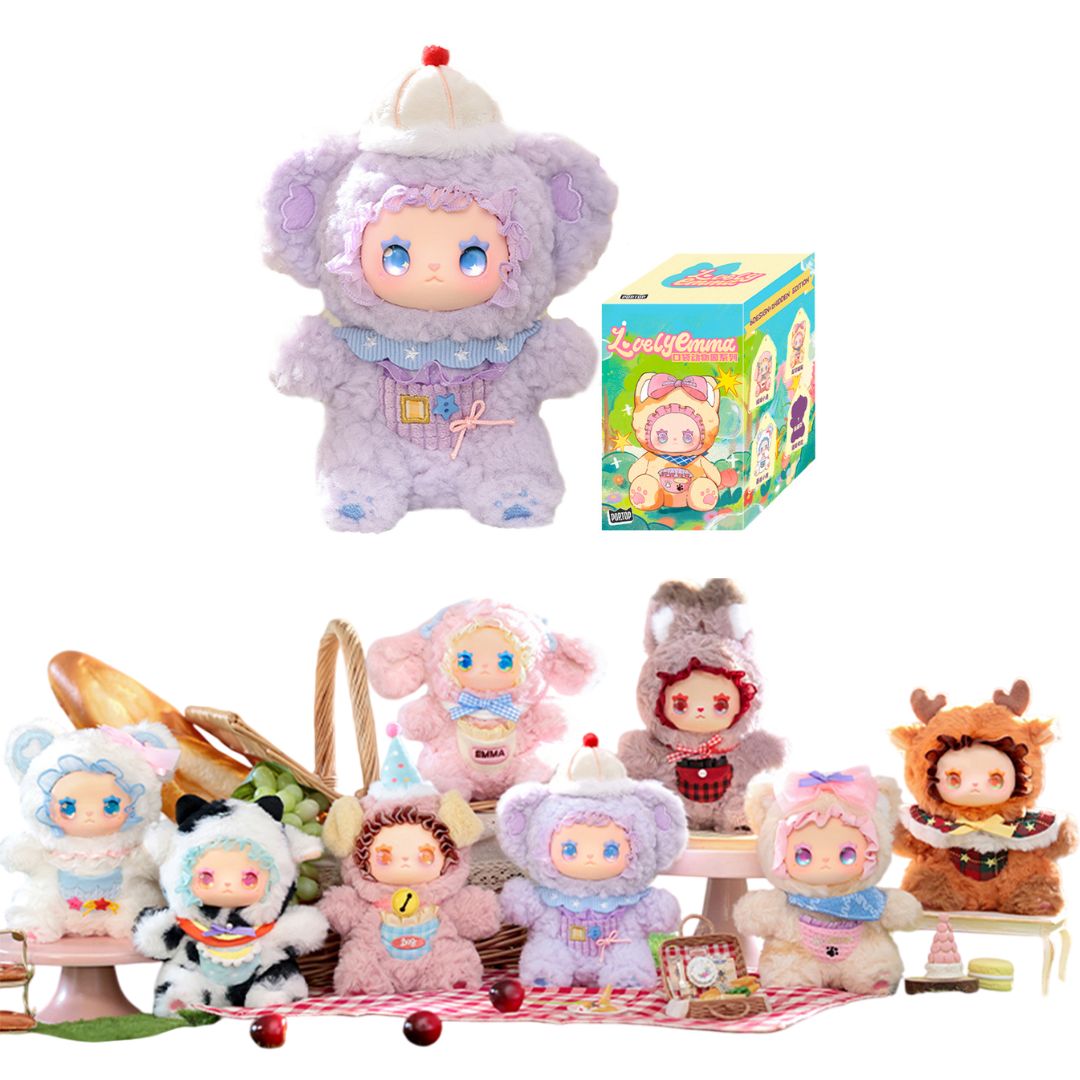 Колекційна м'яка іграшка з кільцем POP TOP Lucky Emma серії"Lovely Emma" - МИЛІ ЗВІРЯТА(дисп.,в ас.)