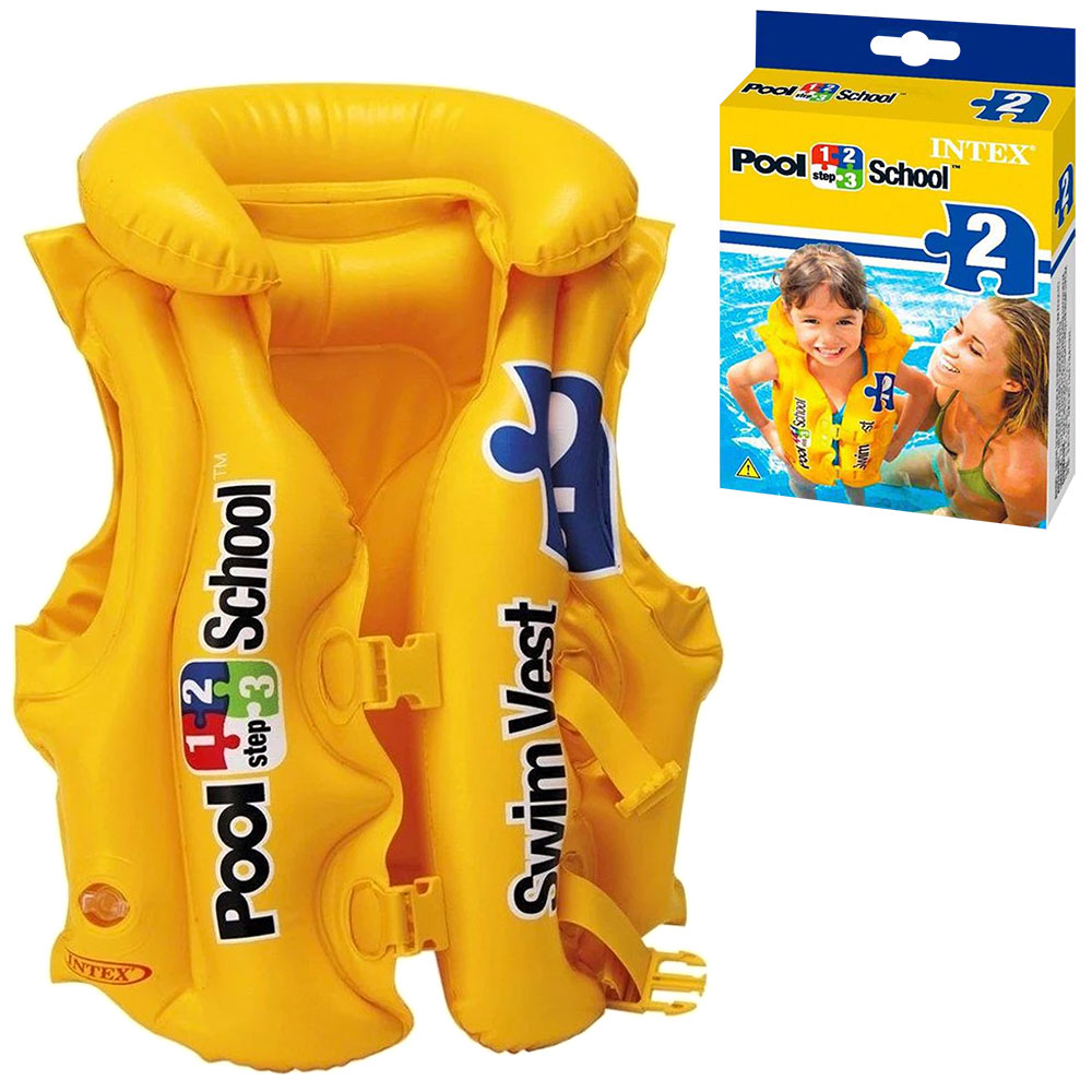 Жилет 58660 50-47 см., 3-6 років, 18-30кг, жовтий, кор., 19-13-4 см.