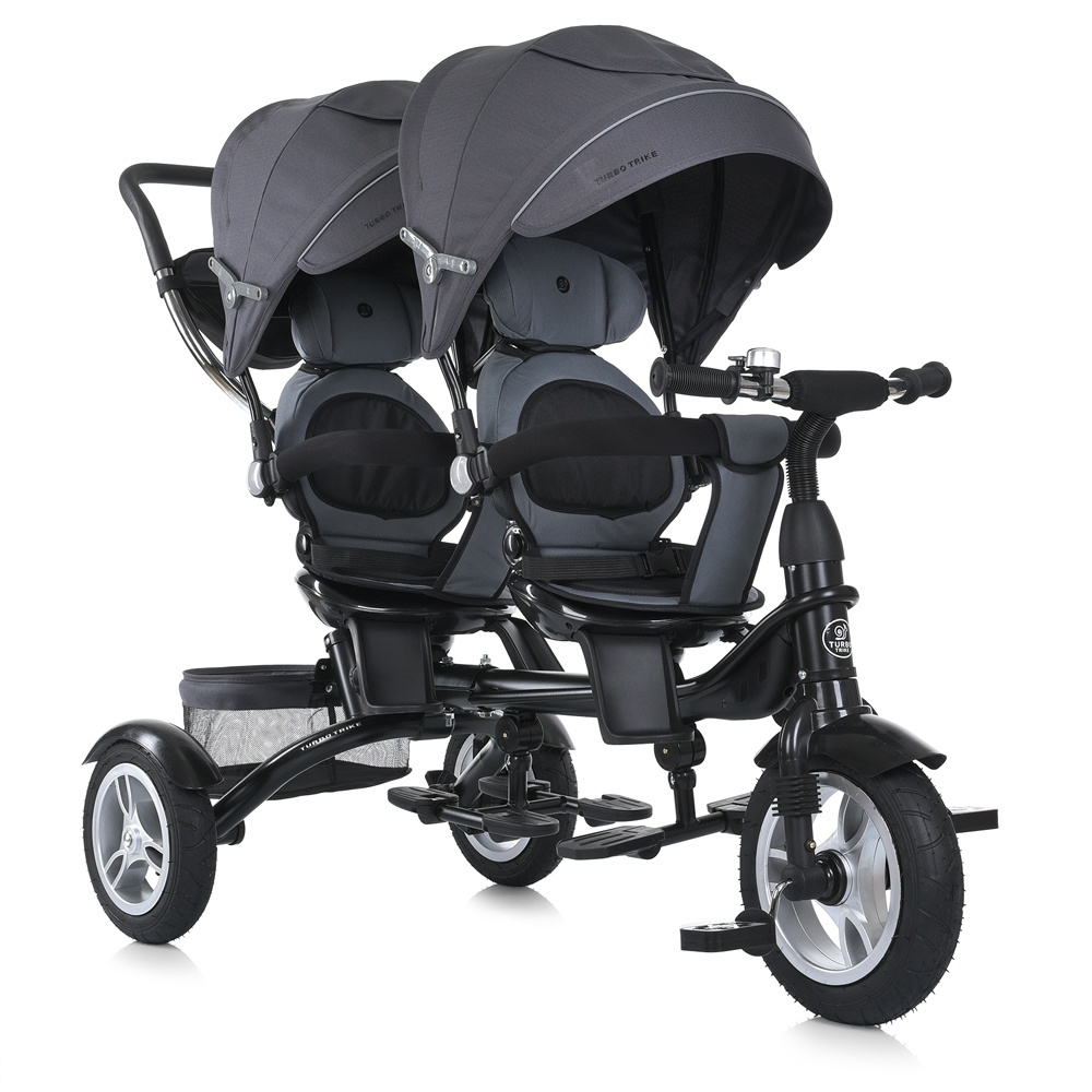 Велосипед MT 1004DUOS-2 3 кол.гума (12/10), оберт.сид., вільний хід колес, гальма, підшипник, сірий.