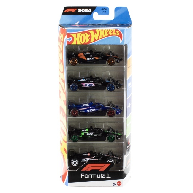 Набір з 5 базових болідів «F1 2024» Hot Wheels