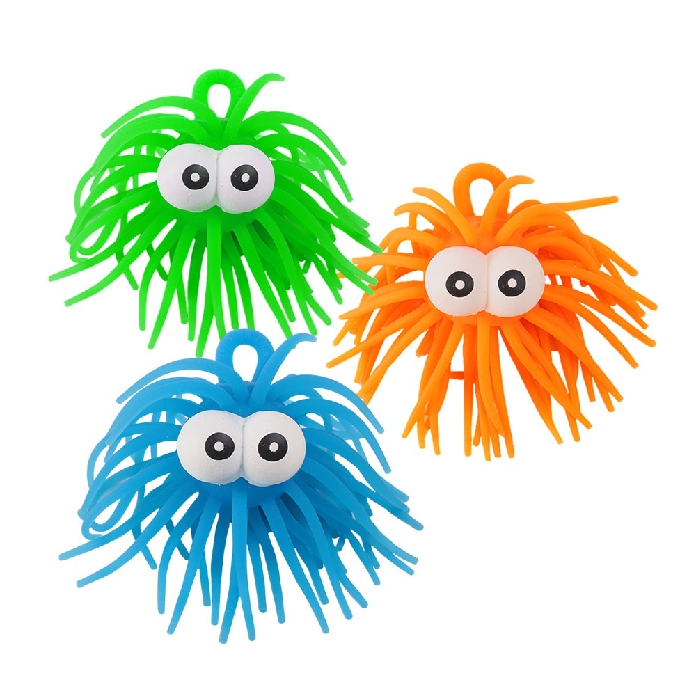 Іграшка-антистрес T8003 монстр, довга ручка,12шт.(4 кольори)в диспл.,світло,бат.(табл.),25-15,5-14см