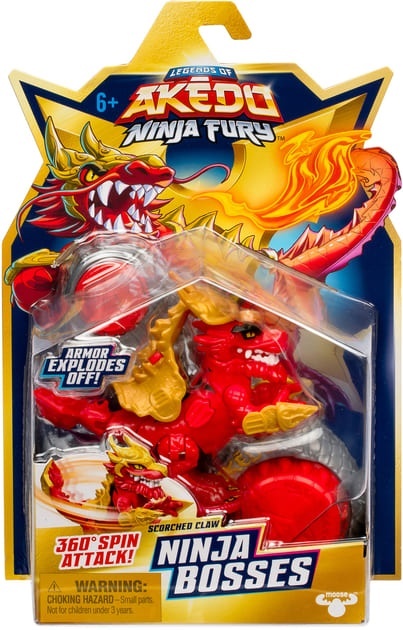 Набір для поєдинку "Скотчд Кло" (Ніндзя Босес). Ігровий набір TM "Akedo"