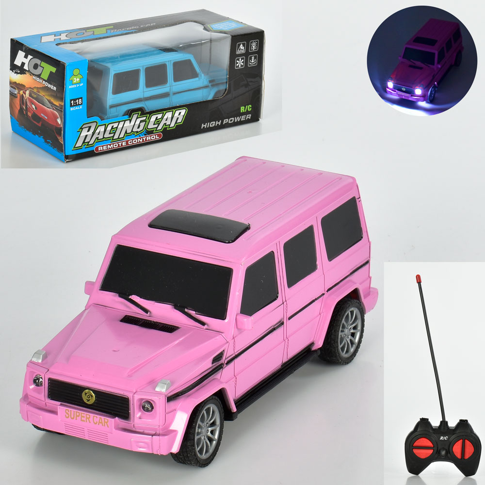 Джип BJ861-8 радіокер., 1:18, 2 кольори, світло, бат., кор., 24,5-11-10 см.