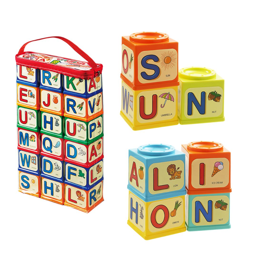 Кубики "English alphabet" (18пр.)