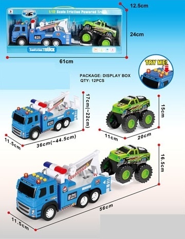 Евакуатор 1188-35 з джипом інерц.муз.світ.кор.61*12,5*24 /12/