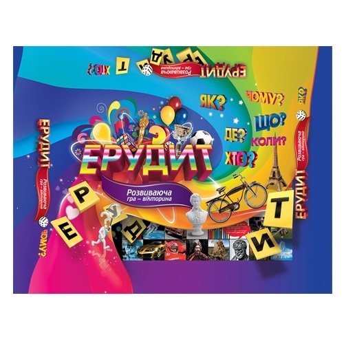Гра мала наст. "Ерудит" укр. (20)DT G 26-U ДАНКО ТОЙС