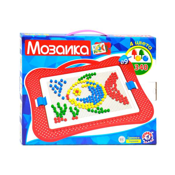 Фотография 1 товарной позиции интернет-магазина детских игрушек www.smarttoys.com.ua гр Мозаїка №4 3367 (9) 340 ел, 