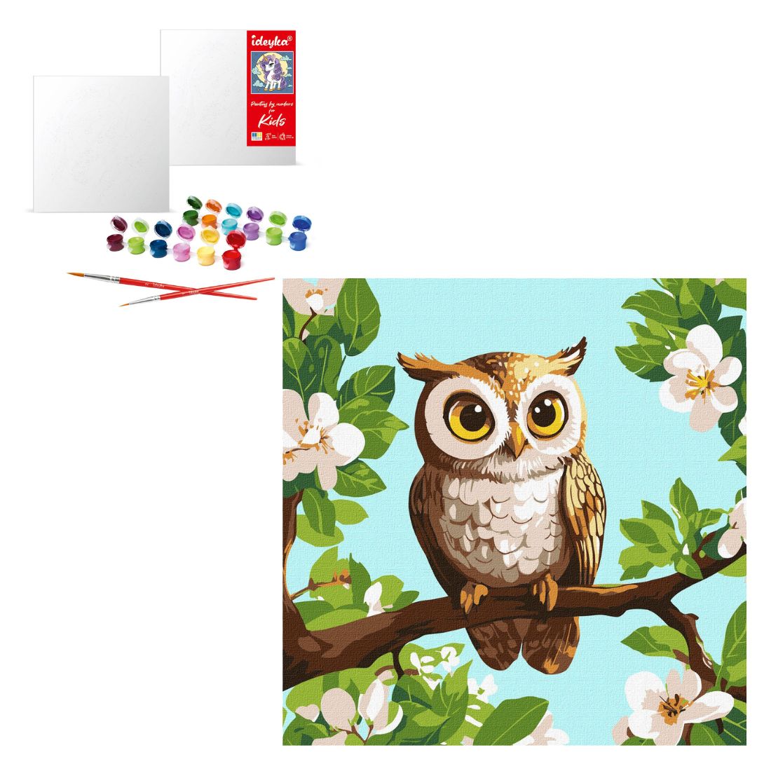 Набір для розпису по номерах "Лісова варта" 30х30см