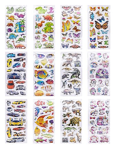 Наліпки XYK- A 12 дизайнів /12/