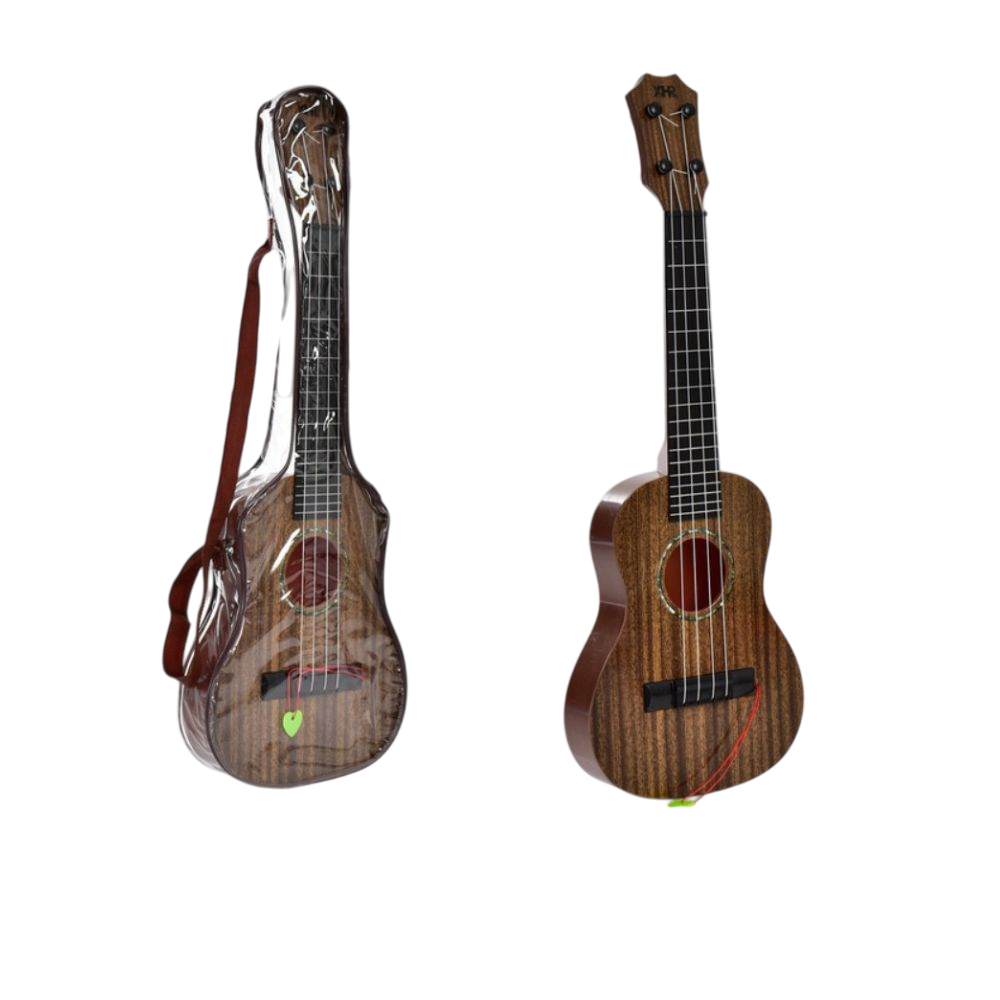 Гітара 190-1 4 струни, медіатор, чохол, 19-54-5см.