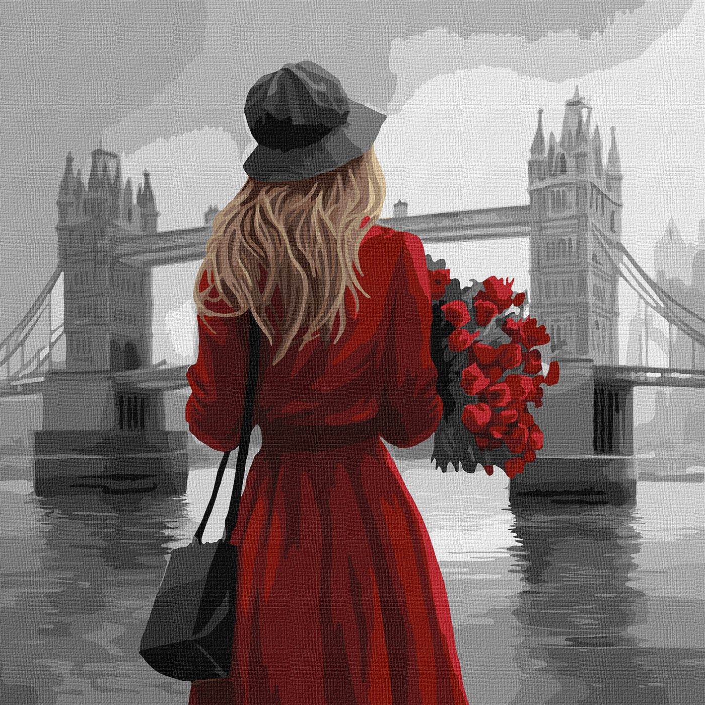 Набір для розпису по номерах. "Туманний Лондон" 40х40см