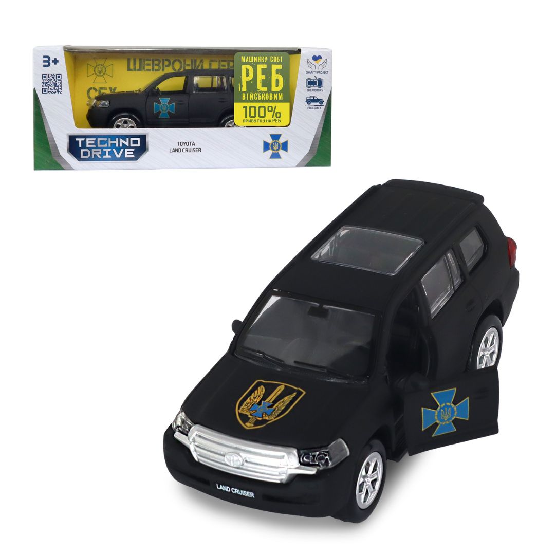 Автомодель серії "Шеврони Героїв" – TOYOTA LAND CRUISER – "ЦСО "АЛЬФА"