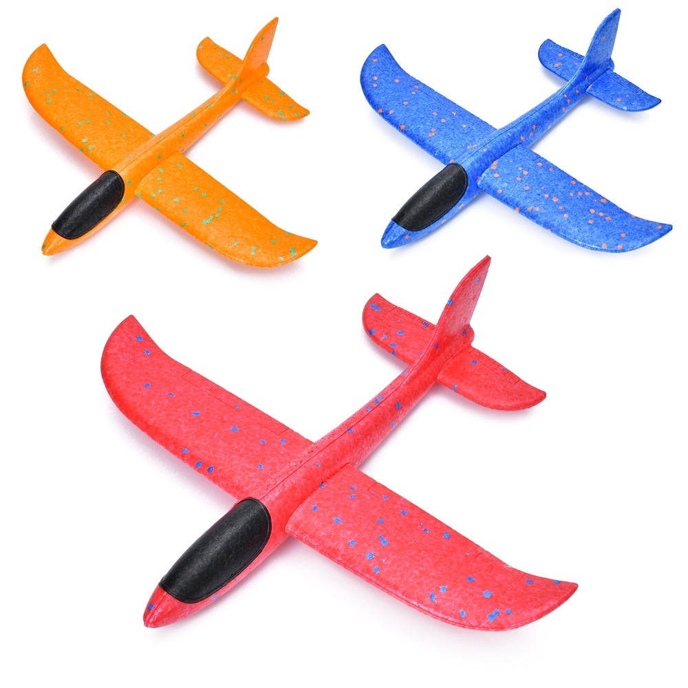 Літак 380 пінопласт, 3 кольори, кул., 12-36-3 см.