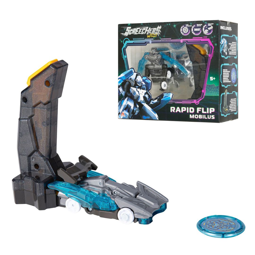 Ігровий набір SCREECHERS WILD! S5 L0.5 – МОБІЛУС (запускач, машинка-трансформер)