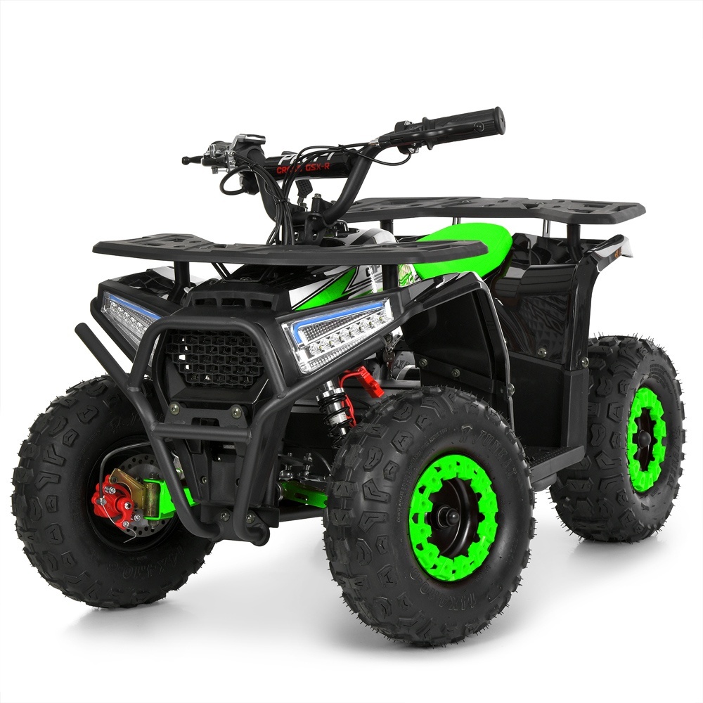 Квадроцикл HB-FFA1000-2-5 мотор 1000W,4 акум 12V/12AH,до 26,5км/год,до 65кг,чорно-зелений