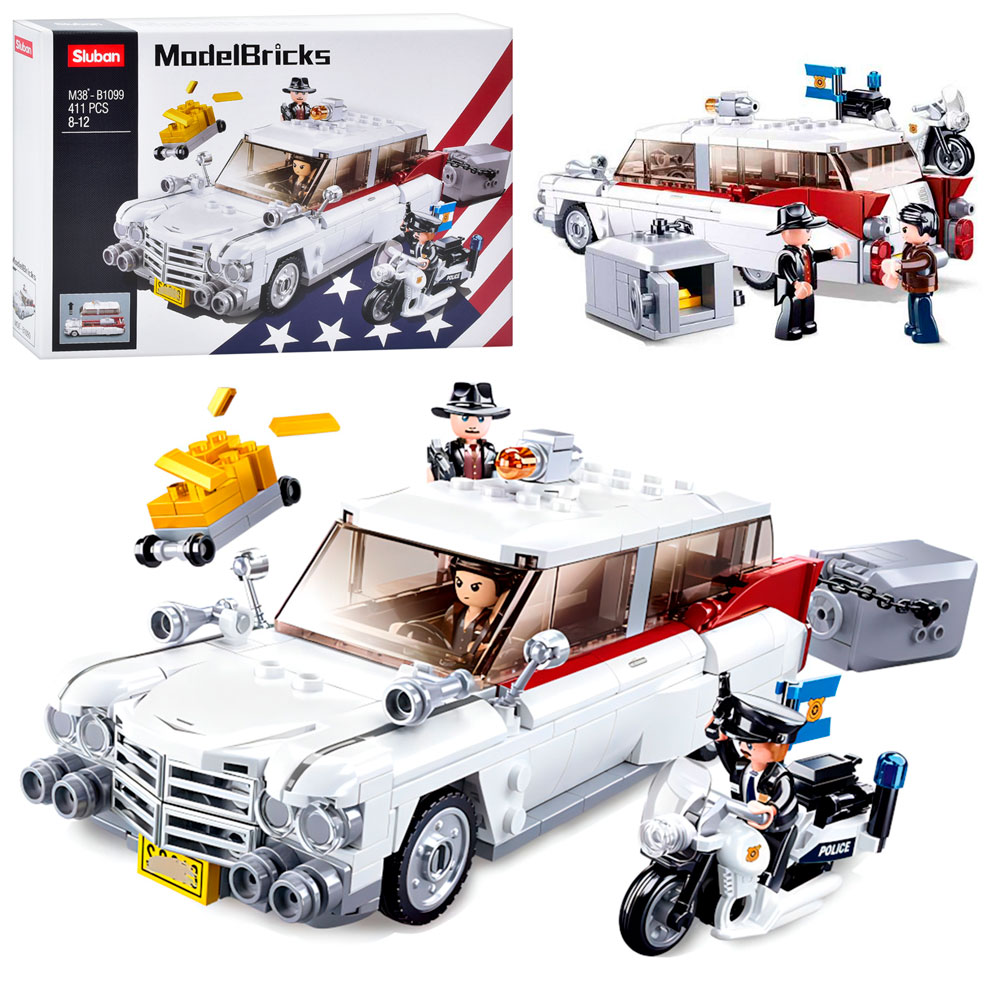 Конструктор SLUBAN M38-B1099 "Model Bricks": Машинка, 411 дет.