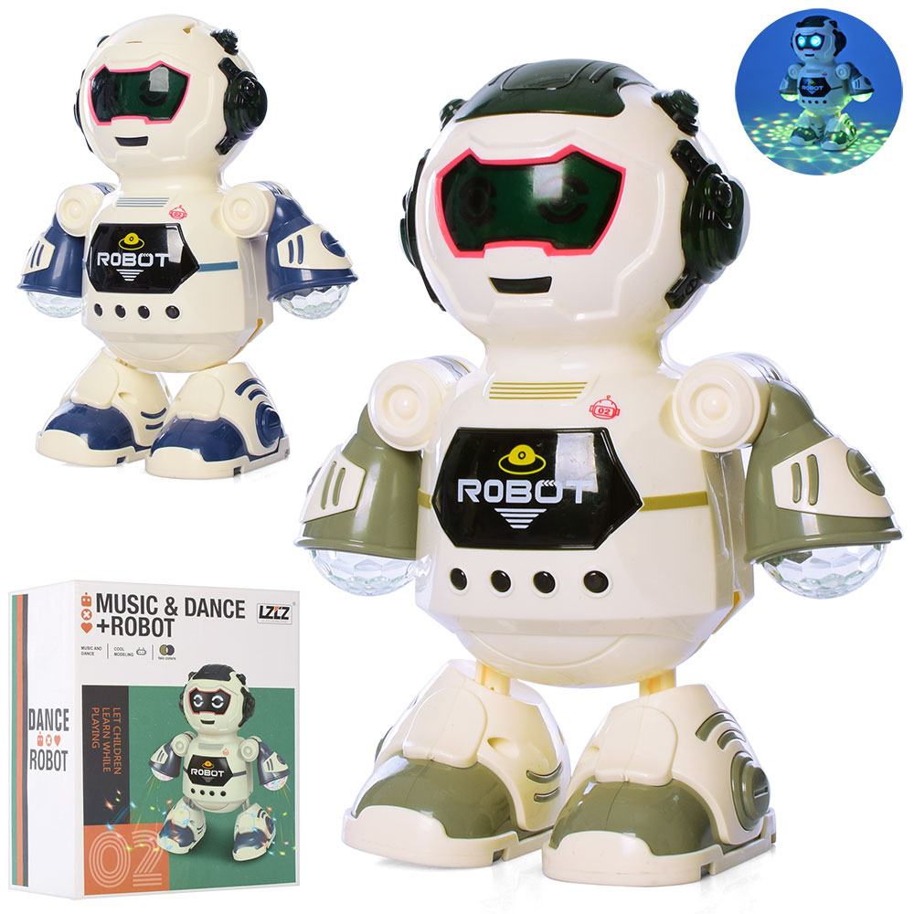 Фотография 1 товарной позиции интернет-магазина детских игрушек www.smarttoys.com.ua Танцюючий робот Dance Robot зі світловими та звуковими ефектами,, LZCZ, 6678-2