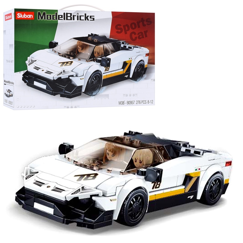 Конструктор SLUBAN M38-B0957 "Model Bricks": Гоночна машина 276 дет.