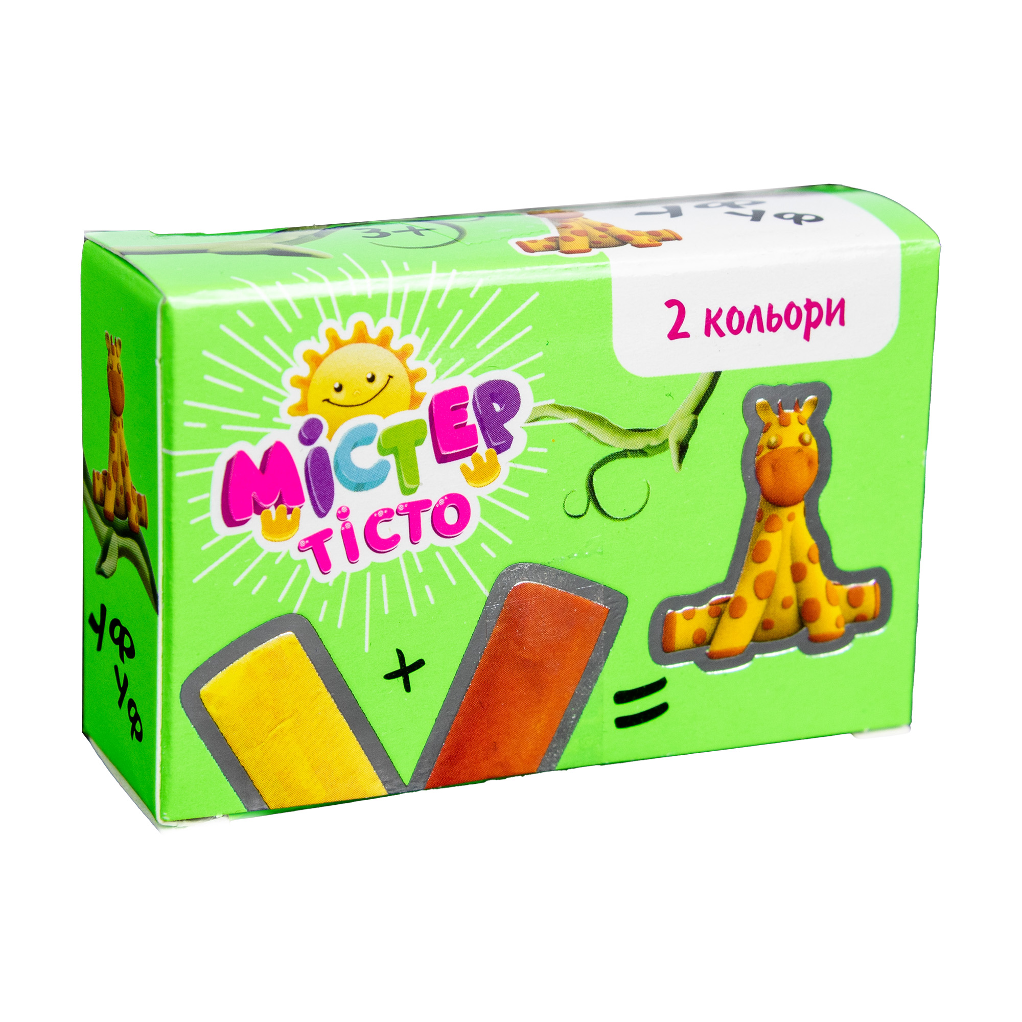 Набір для творчості 71730 (укр) "Містер тісто - жирафа", в кор-ці 2,5-5-7,8 см