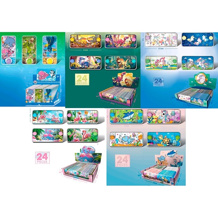 Водяна гра 238-B24-L24-F24-N24-K24 мікс видів диспл., 24 шт. (4 види) в диспл., 34,5-7-28,5 см.