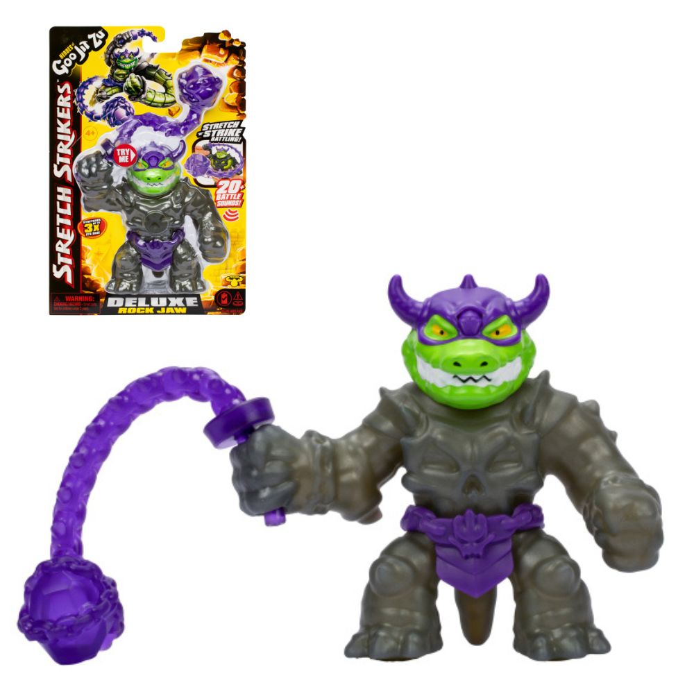 Герої Гуджитсу.Фігурка, що розтягується Рок Джо делюкс (Стретч Страйкерс).Ігровий набір ТМ"GooJitZu"