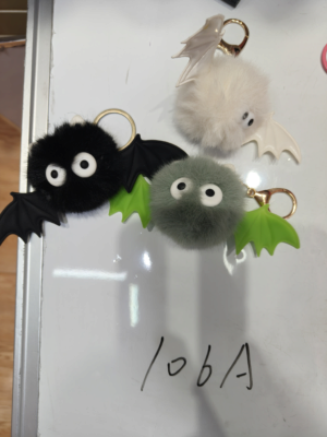 Брелок FG250718106H на сумку, кажан (15-5-5см, плюш+силікон), 3 кольори. 