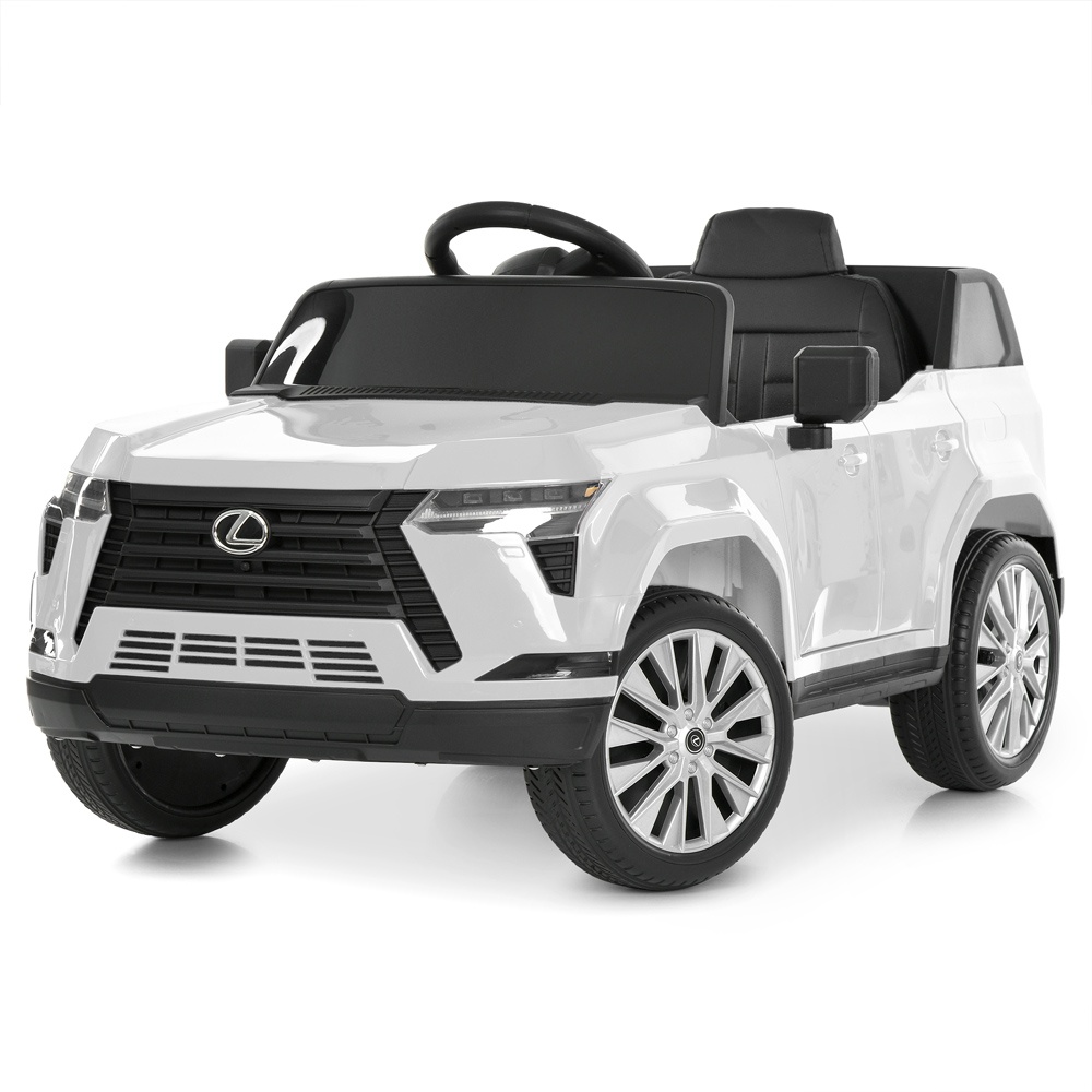 Джип M 6301EBLR-1 радіокер, 2,4G, 2*35W,1*12V7-9AH, муз, світло, шкір.сидіння, BT, USB, EVA, білий