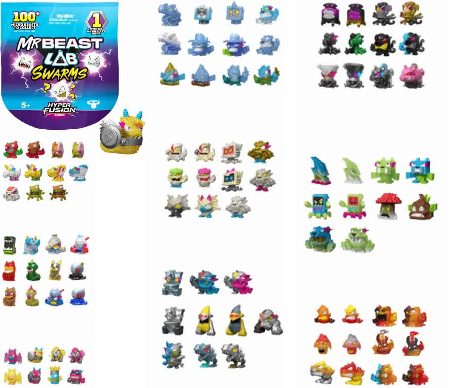 Колекційна фігурка Swarms. Ігровий набір ТМ "MrBeast Lab"