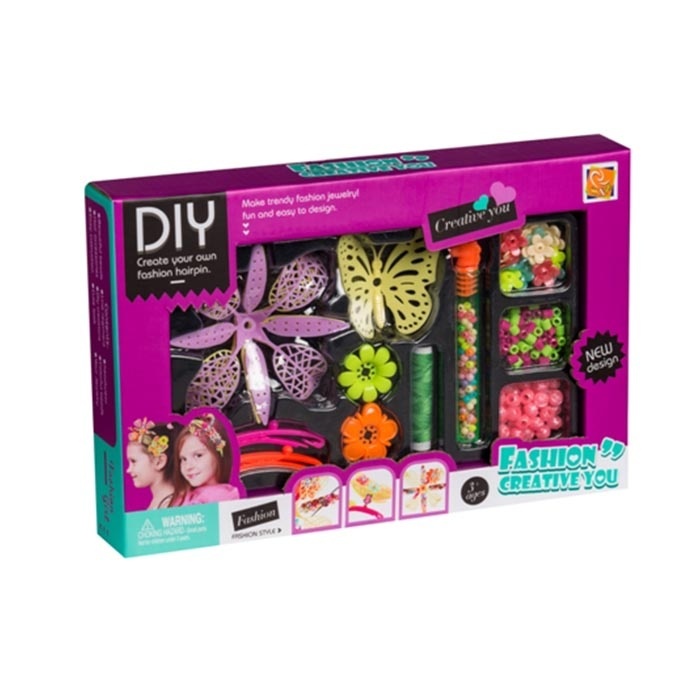 Набір для творчості 9031-3 створи прикраси, намистини, бісер, нитки, кор., 27,5-18-4 см.