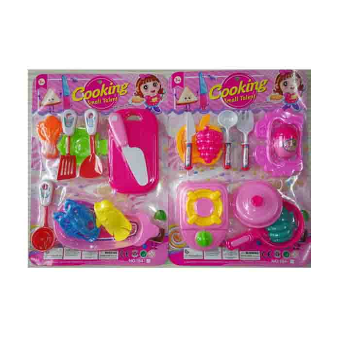 Посуд 184-1 кухонний набір, продукти, 2 види (плита, дошка), лист, 24,5-34-4 см.