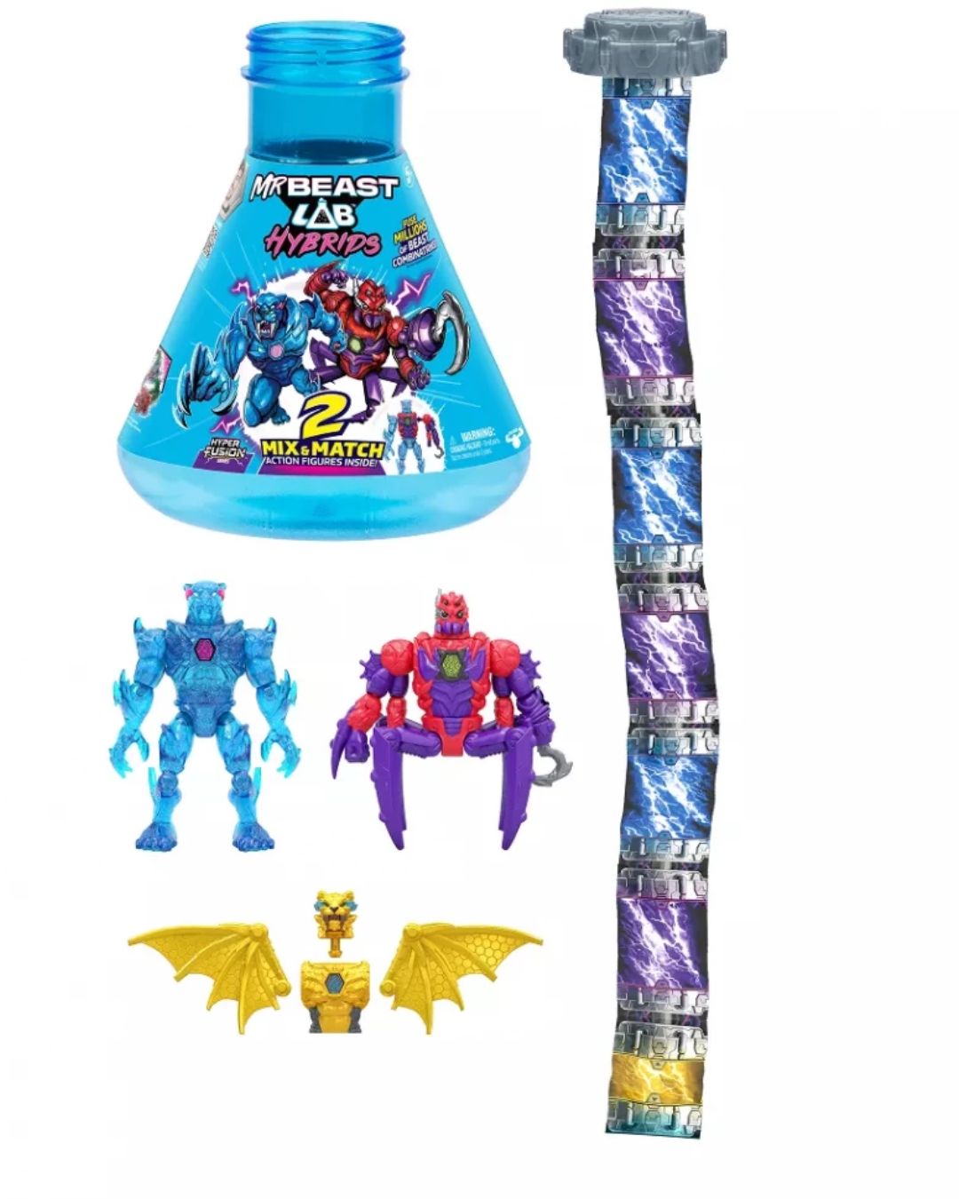 Лабораторія "Гіперзлиття Пантера-Павук-Дракон". Ігровий набір ТМ "MrBeast Lab"