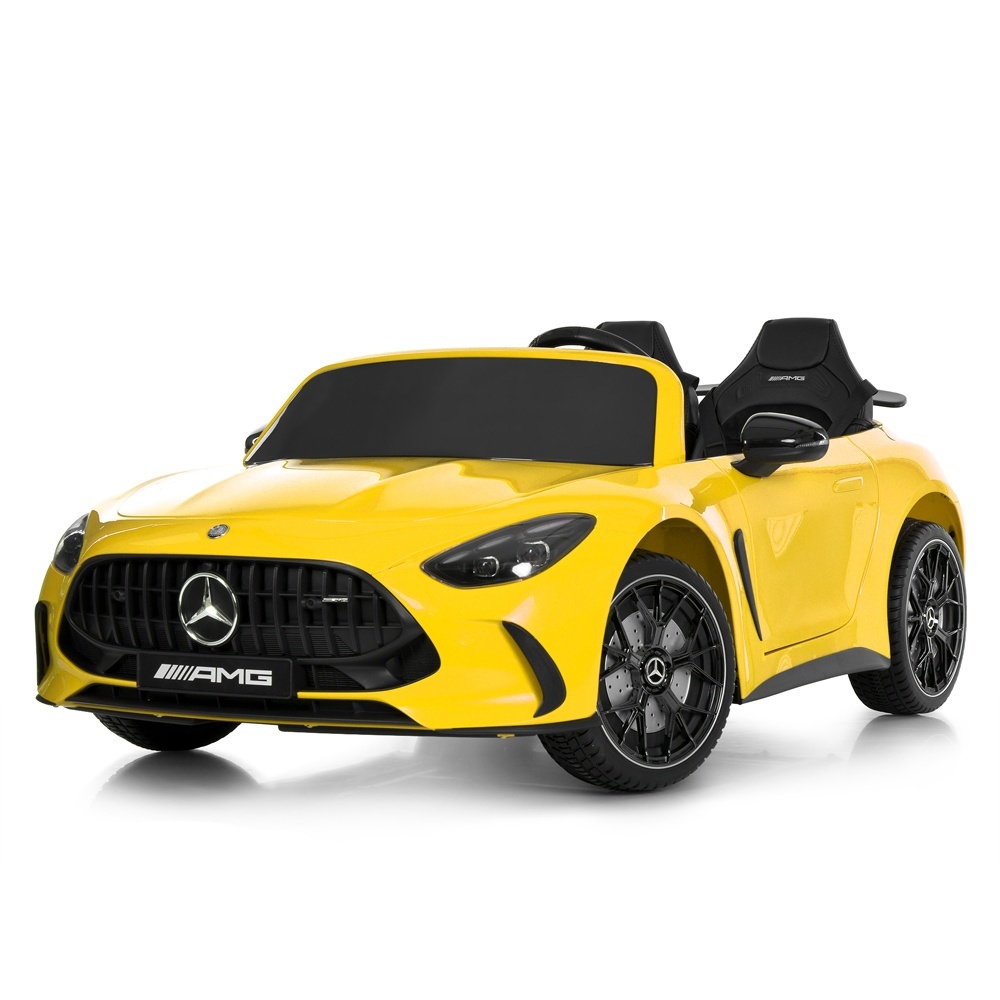 Машина M 6313EBLR-6(24V) радіо/к2,4G,4мотори200W,1акум24V9AH,EVA,USB,SD,BLUETOOTH,MP3,шк.св.муз.жовт