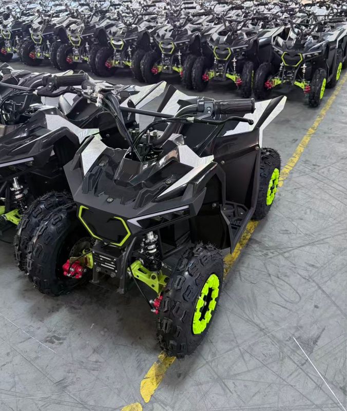 Квадроцикл HB-FFG1000-2-5 мотор 1000W, 3акум 12A/12V, швидкість 25км/г, до 45кг., чорно-зелений