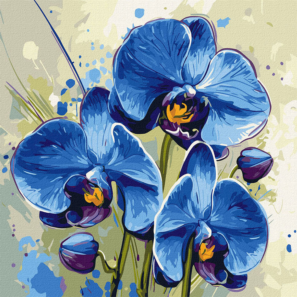 Набір для розпису по номерах "Ніжна орхідея" 40х40см