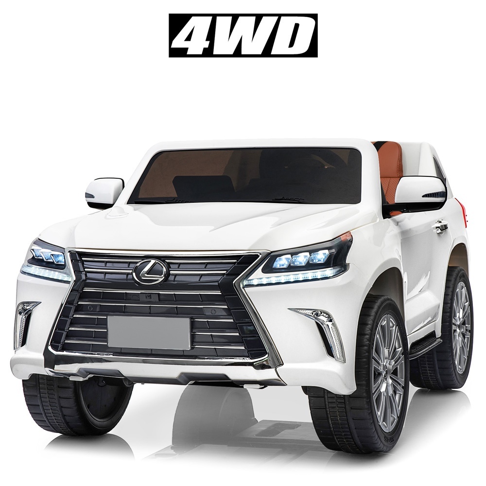 Машина M 3906(MP4)EBLR-1 радіок.2,4G,4мот.35W,12V14Ah PRO,кол.EVA,USB,SD,MP4,шкiр.сид,5точ.рем,бiлий