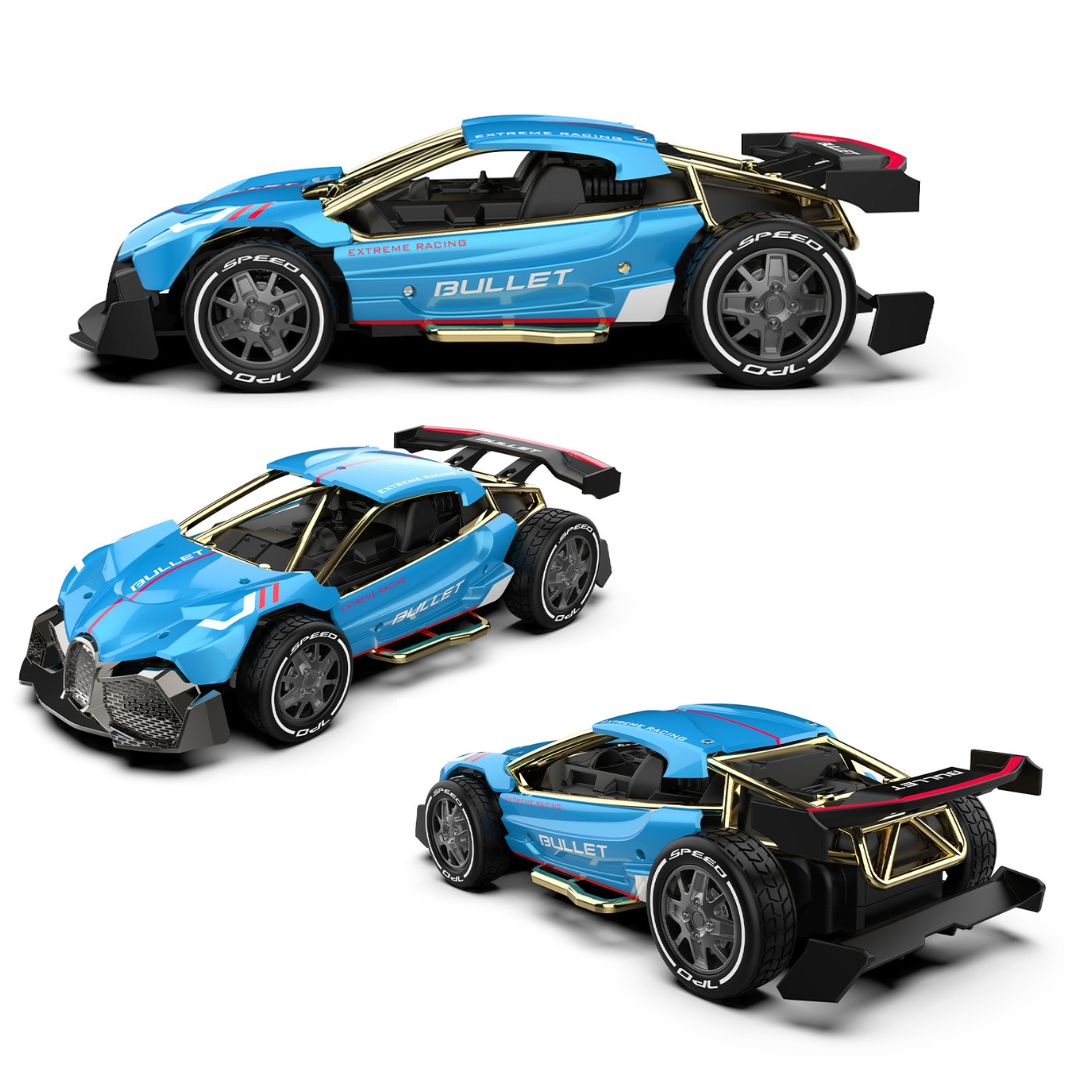 Автомобіль KS DRIVE на р/к - EXTREME RACING (метал. корпус, акум. 3.7V, 2,4 ГГц, блакитний)