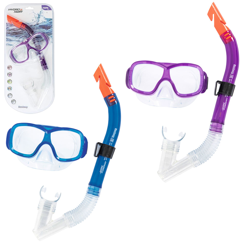 Набір для плавання BW 24032 маска, трубка, 2 кольори.