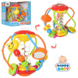 Гра 929 брязкальце-логіка, лабіринт, вертушка, дзеркальце, 2 кольори, кор., 21-19-17 см.