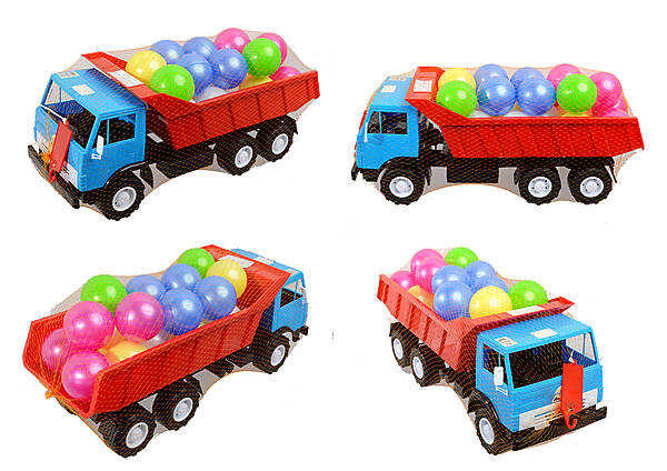 Фотография 1 товарной позиции интернет-магазина детских игрушек www.smarttoys.com.ua гр Авто Самоскид з кульками X3 (12) 443 В-2 