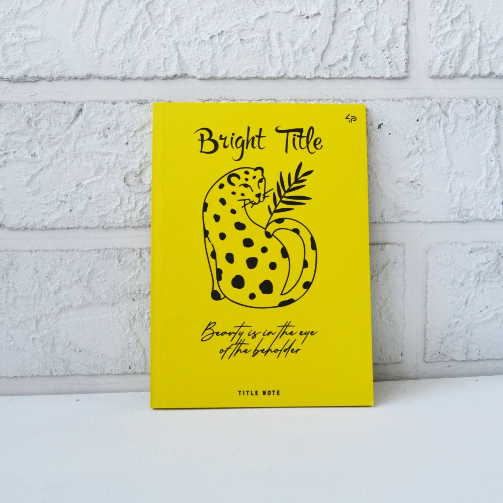 Блокнот TM Profiplan "Bright Title note" jaguar, A5