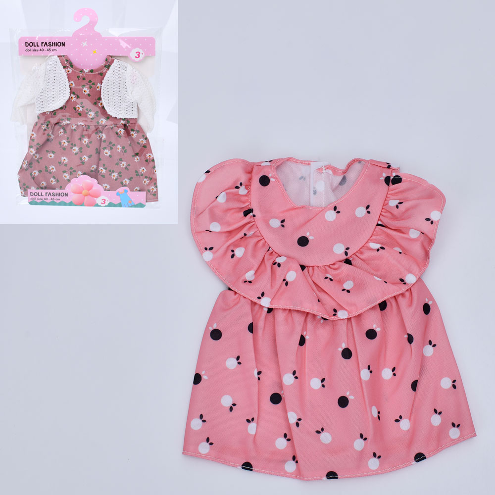 Вбрання для ляльки BLS-M832 для ляльки, 2 види, кул., 21-32,5-1 см.