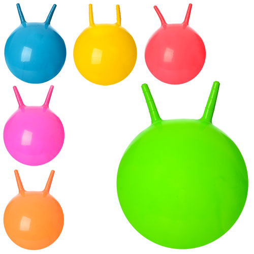 Фотография 1 товарной позиции интернет-магазина детских игрушек www.smarttoys.com.ua М'яч для фітнесу MS 0938 з ріжками, 6 кольорів, кул., 16-15-3 см.