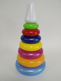 Іграшка дитяча "Піраміда Веселка 2 " арт. 1819 Бамсик