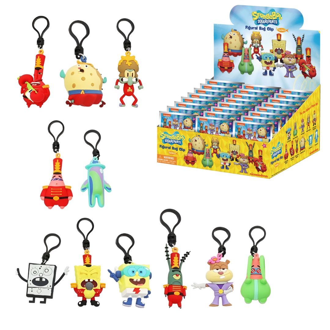 Ігрова фігурка на кліпсі MONOGRAM серії "Nickelodeon" - ГУБКА БОБ S6 (в ас.)