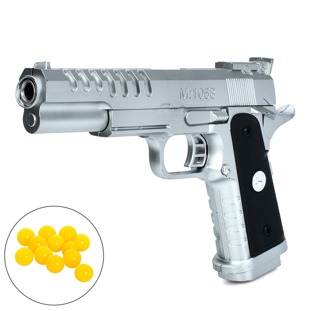 Пістолет 1058-A пластикові кулі, кул., 19-28-4 см.